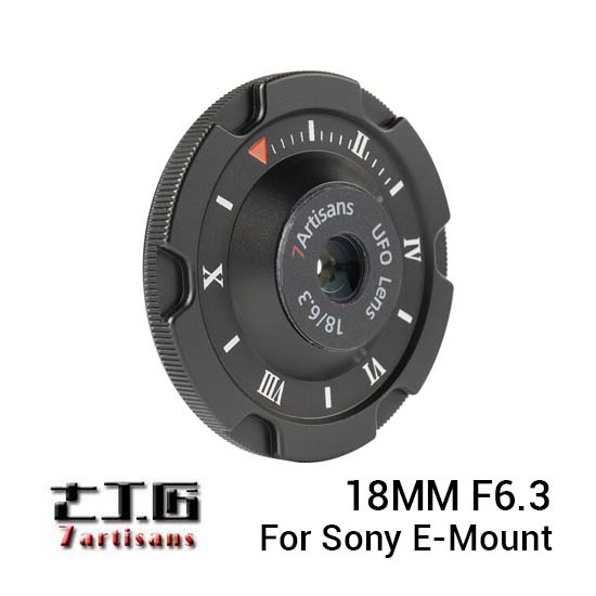 7Artisans 18mm f6.3 for Sony E-Mount Black