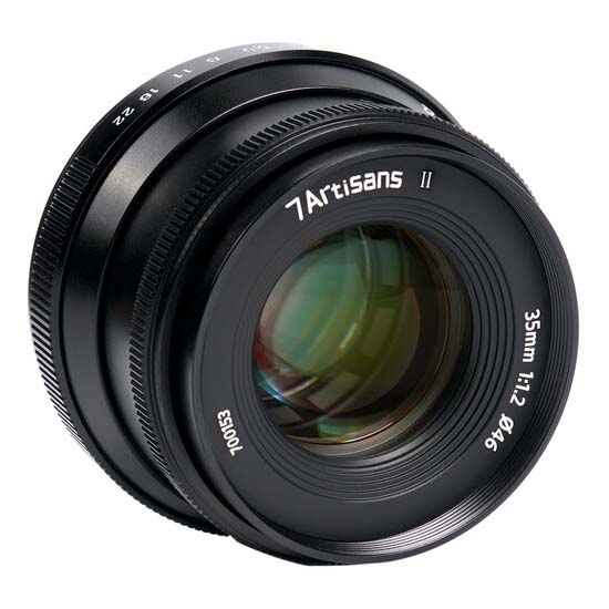 7artisans 35mm f1.2 Mark II for Fujifilm X Black - Gambar 2
