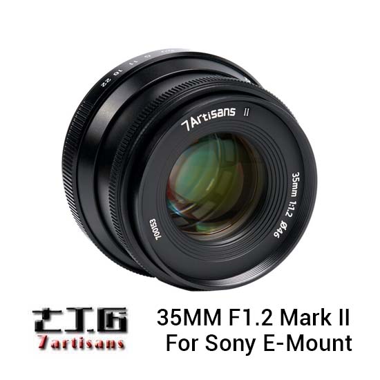 7artisans 35mm f1.2 Mark II for Sony E-Mount Black