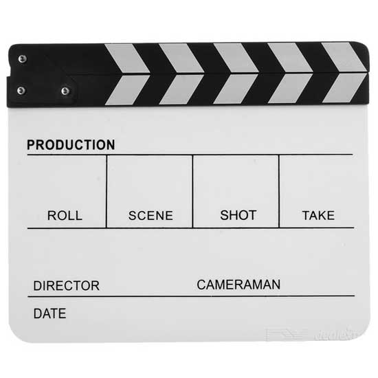 Clapper Board Acrilic White - Gambar 2
