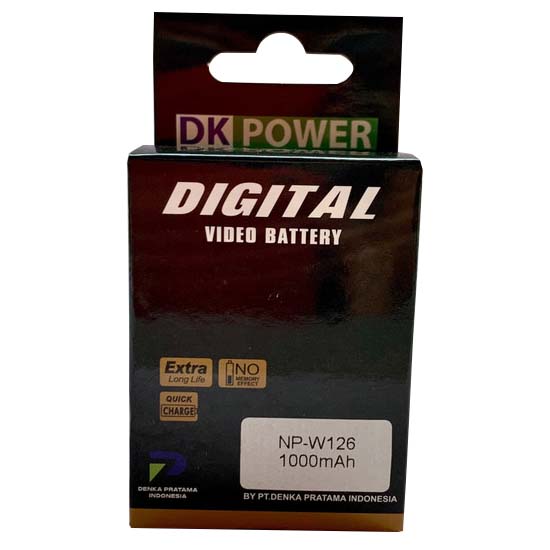 DK Power Battery NP-W126 1000mAh - Gambar 3