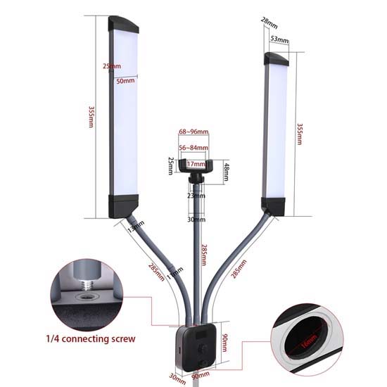 Fotoplus Dual LED Bar DL-60 - Gambar 7
