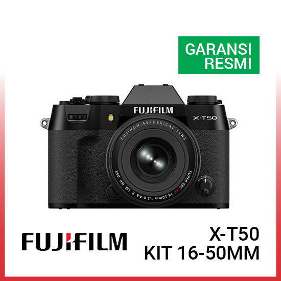 FujiFilm X-T50 kit 16-50mm Black