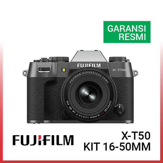 FujiFilm X-T50 kit 16-50mm Charcoal Silver