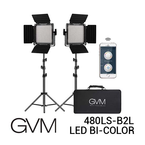 GVM LED Bi-Color Light 480LS-B2L