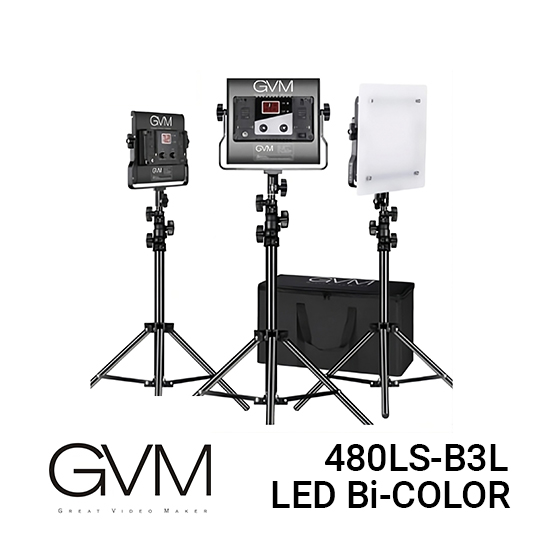 GVM LED Bi-Color Light 480LS-B3L