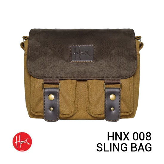 HONX HNX 008 Sling Bag Brown Brown