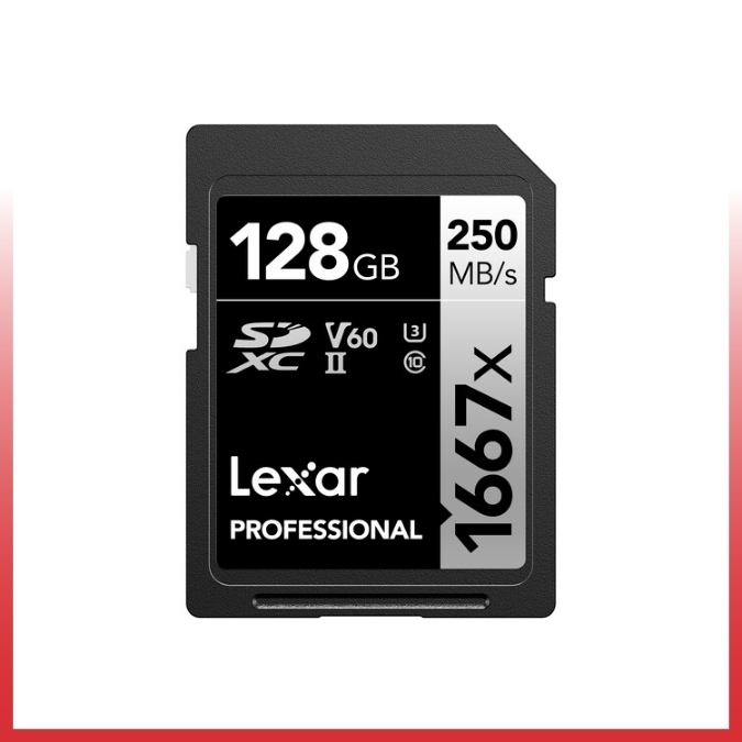Lexar Professional 1667x SDXC Card 128GB - Gambar 2