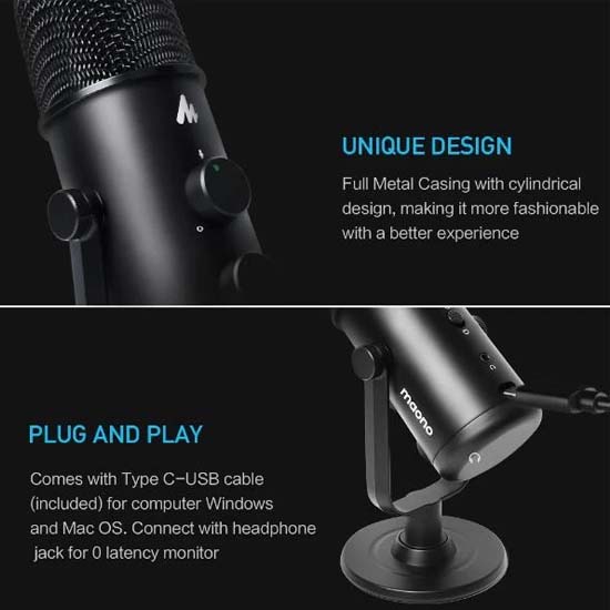 Maono AU-903 USB Microphone - Gambar 3