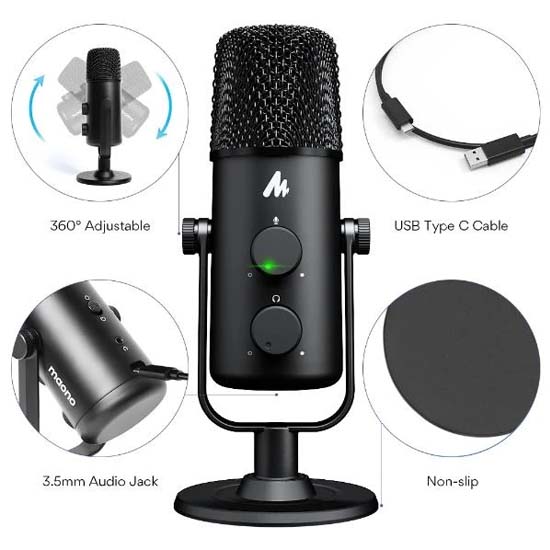 Maono AU-903 USB Microphone - Gambar 6