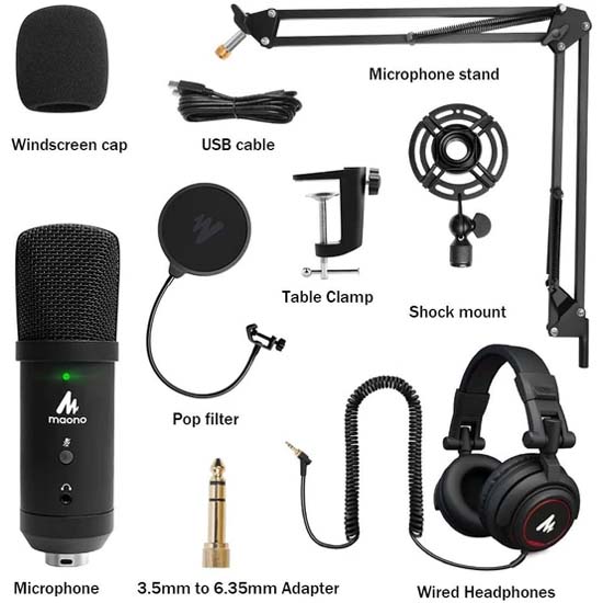 Maono AU-PM401H USB Microphone Kit - Gambar 9