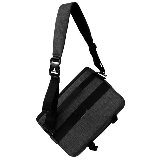 Naica Boston Sling Bag Charcoal - Gambar 5