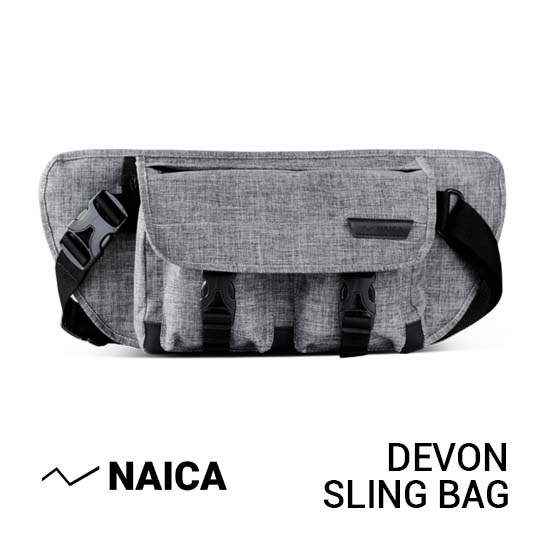 Naica Devon Sling Bag Grey