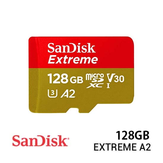 Sandisk Extreme A2 MICROSDXC - 128GB