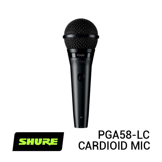 Shure PGA58-LC Cardioid Dynamic Vocal Microphone