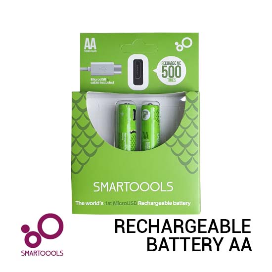 Smartoools Rechargeable Battery AA Micro USB