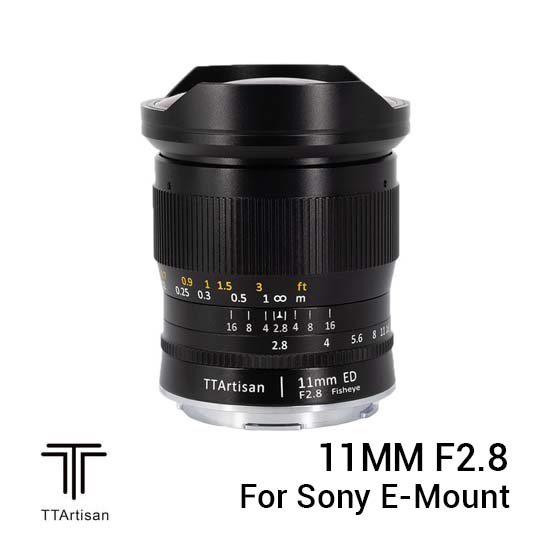 TTArtisans 11mm F2.8 for Sony E-Mount Black
