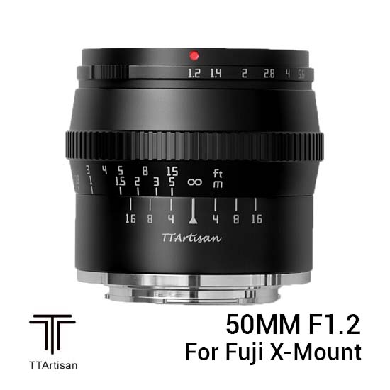 TTArtisans 50mm F1.2 for Fuji X Mount Black