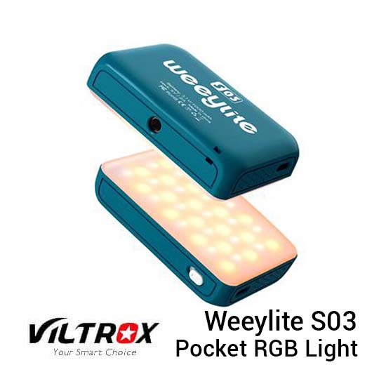 Viltrox Weeylite S03 Pocket RGB Light Glazed Blue