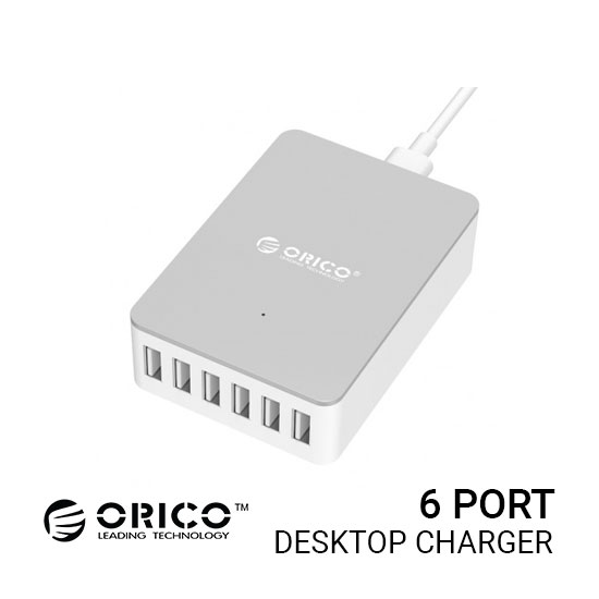 ORICO 6 PORT SMART DESKTOP CHARGER