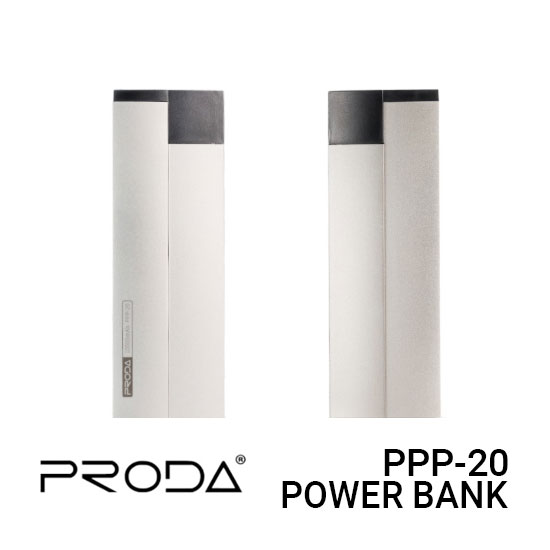 Proda Power Bank Slim 10000 mAh Kerolla - Silver
