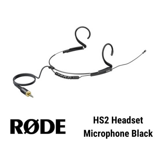 Rode HS2 Lightweight Headset Microphone Large Black