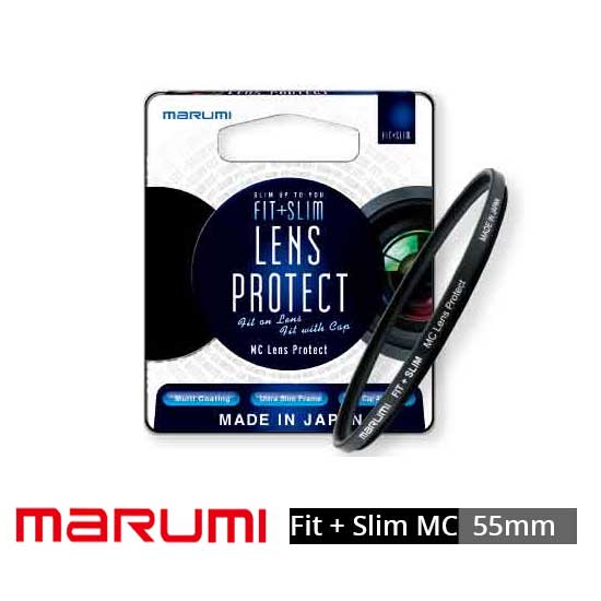 Marumi FitSlim Lens Protect 55mm Filter Lensa