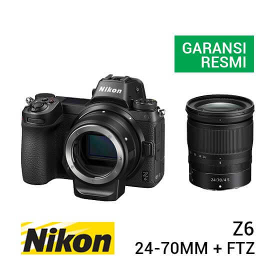 Nikon Z6 Kit Nikkor Z 24-70mm F4 S + FTZ Adapter