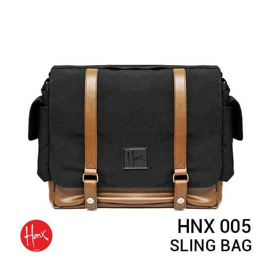 HONX HNX 005 Sling Bag Black Brown