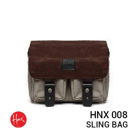 HONX HNX 008 Sling Bag Khaki Brown