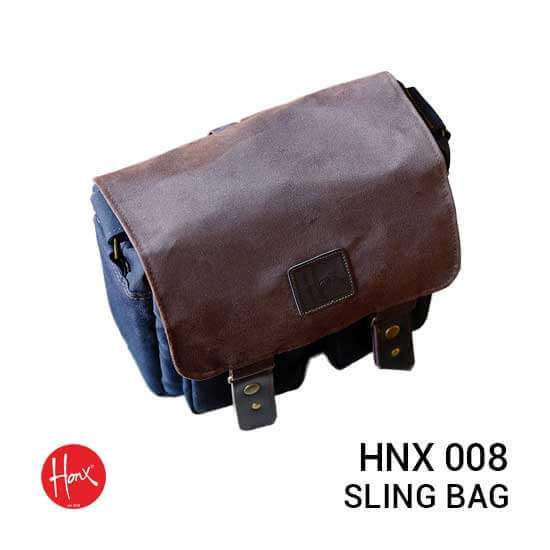 HONX HNX 008 Sling Bag Navy Brown